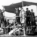 The Royal family watch on from the royal box. 1950 British Grand Prix
Silverstone, Great Britain. 13th May 1950.
World Copyright: LAT Photographic